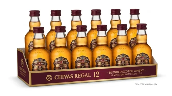 Whisky Chivas Regal 50ml x 12u